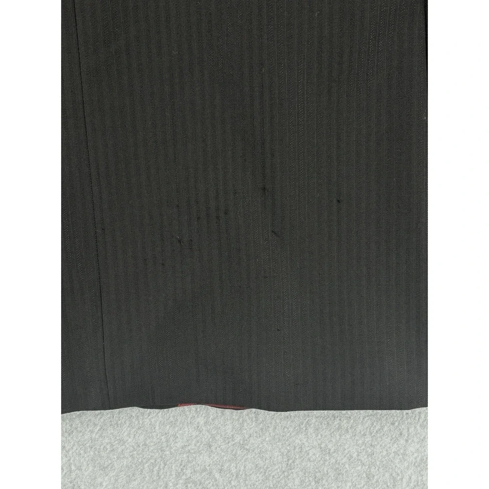 Hugo Boss Perelli Movie 42R Black Stripe Virgin‎ Wool Sport Coat Blazer
